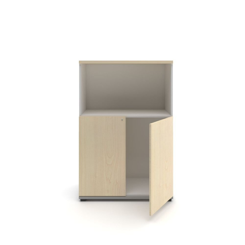 Gabinete Medio con Librero 2 Puertas